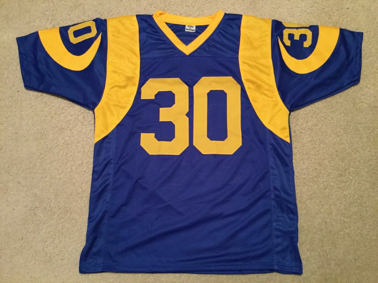 UNSIGNED CUSTOM Sewn Stitched Todd Gurley Old Style Blue Jersey 2 UNSIGNED CUSTOM Sewn Stitched Todd Gurley Old Style Blue Jersey
