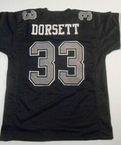 UNSIGNED CUSTOM Sewn Stitched Tony Dorsett Blue Jersey