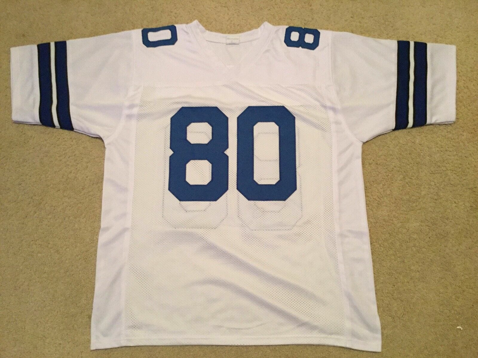 UNSIGNED CUSTOM Sewn Stitched Tony Hill White Jersey 2 UNSIGNED CUSTOM Sewn Stitched Tony Hill White Jersey