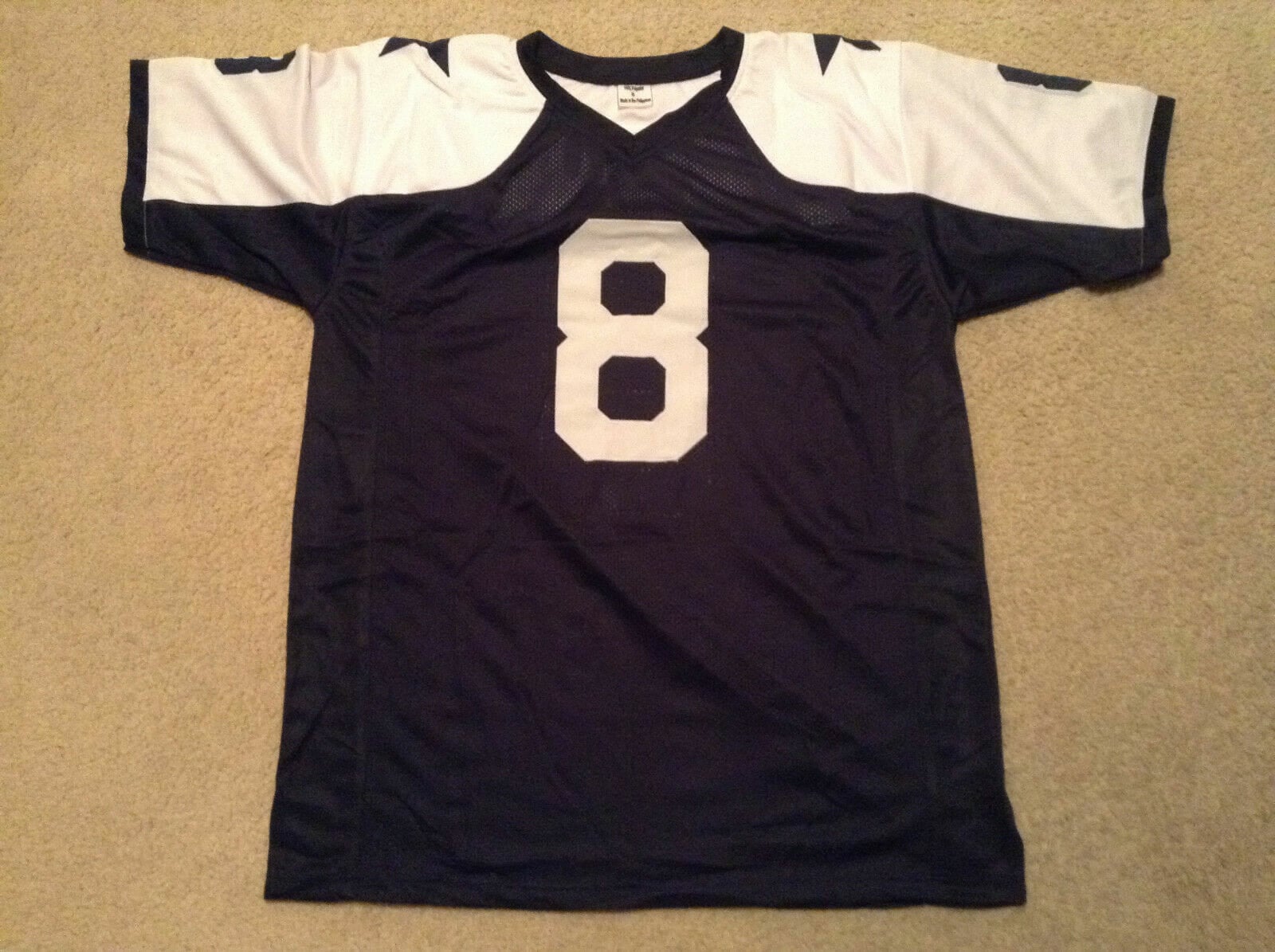 UNSIGNED CUSTOM Sewn Stitched Troy Aikman Thanksgiving Jersey 2 UNSIGNED CUSTOM Sewn Stitched Troy Aikman Thanksgiving Jersey