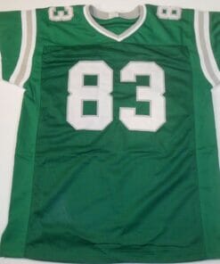 UNSIGNED CUSTOM Sewn Stitched Vince Papale Green Jersey