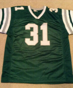 UNSIGNED CUSTOM Sewn Stitched Wilbert Montgomery Green Jersey