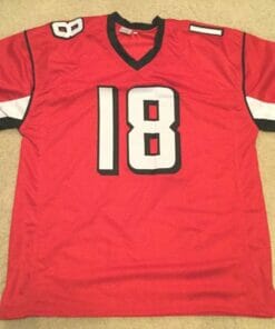 UNSIGNED CUSTOM Sewn Stitched Calvin Ridley Red Jersey