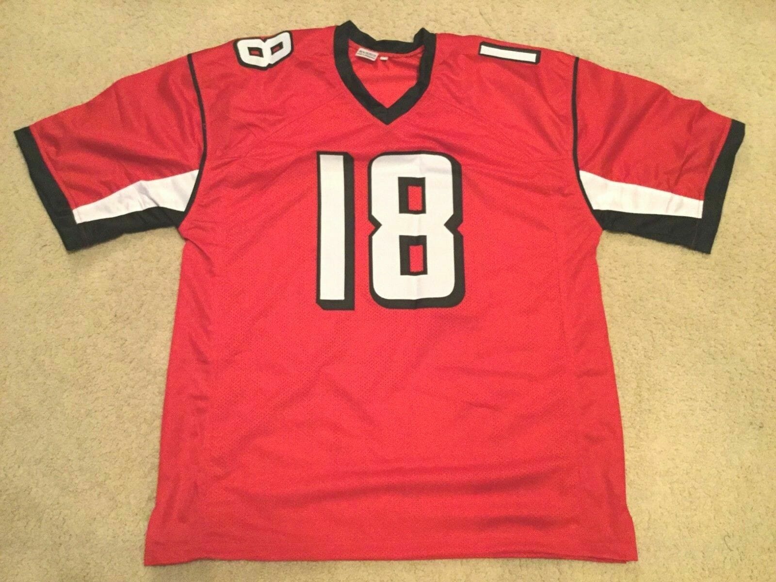 UNSIGNED CUSTOM Sewn Stitched Calvin Ridley Red Jersey 2 UNSIGNED CUSTOM Sewn Stitched Calvin Ridley Red Jersey