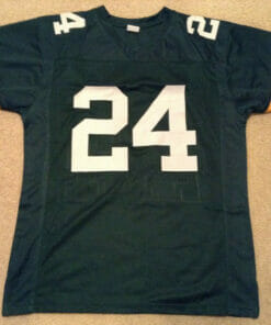 UNSIGNED CUSTOM Sewn Stitched Willie Wood Green Jersey