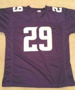 UNSIGNED CUSTOM Sewn Stitched Xavier Rhodes Purple Jersey