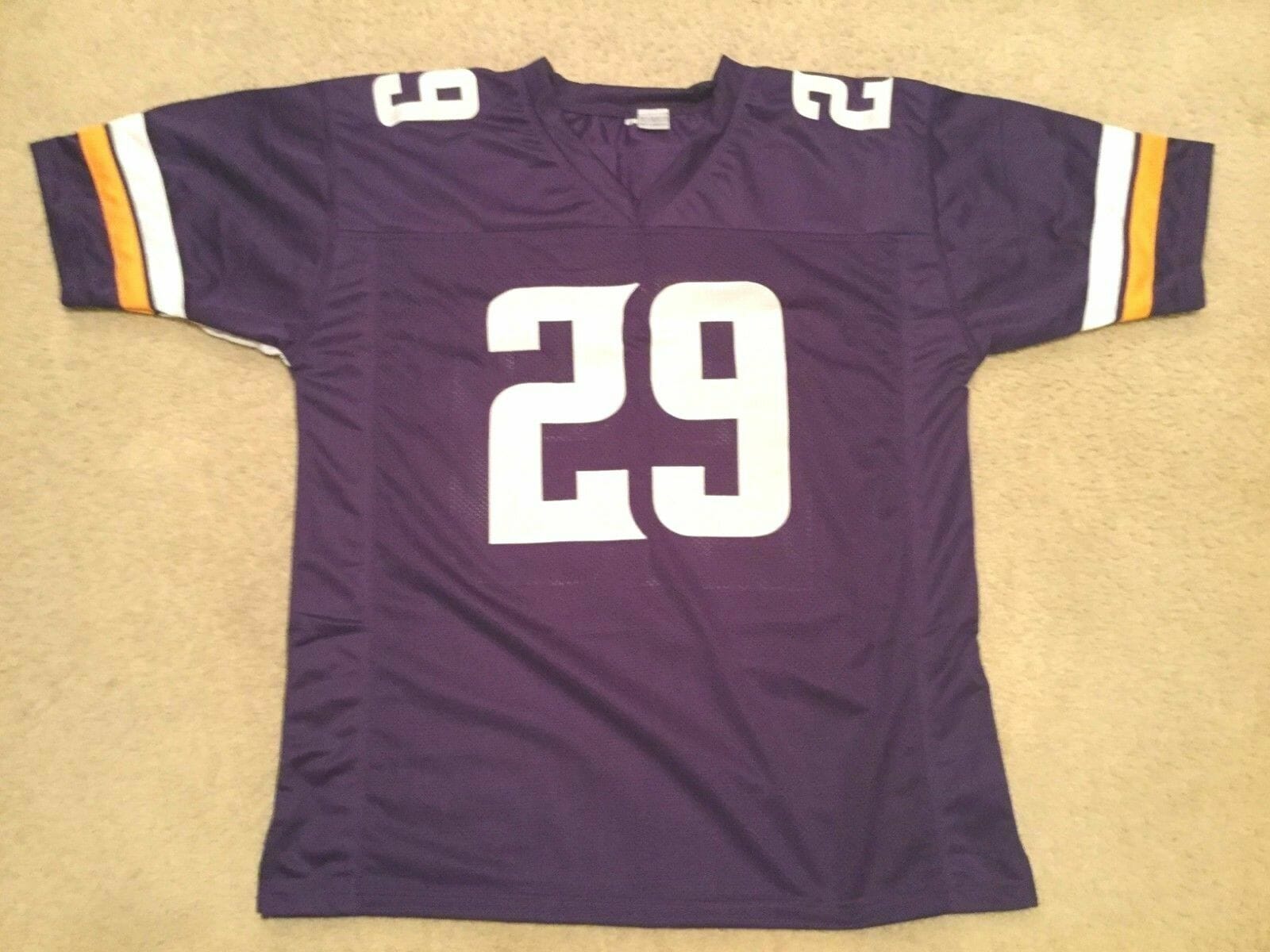 UNSIGNED CUSTOM Sewn Stitched Xavier Rhodes Purple Jersey 2 UNSIGNED CUSTOM Sewn Stitched Xavier Rhodes Purple Jersey