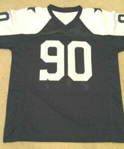 UNSIGNED CUSTOM Stitched Demarcus Lawrence Thanksgiving Jersey