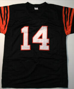 UNSIGNED CUSTOM Sewn Stitched Ken Anderson Black Jersey