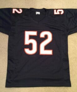UNSIGNED CUSTOM Sewn Stitched Khalil Mack Blue Jersey