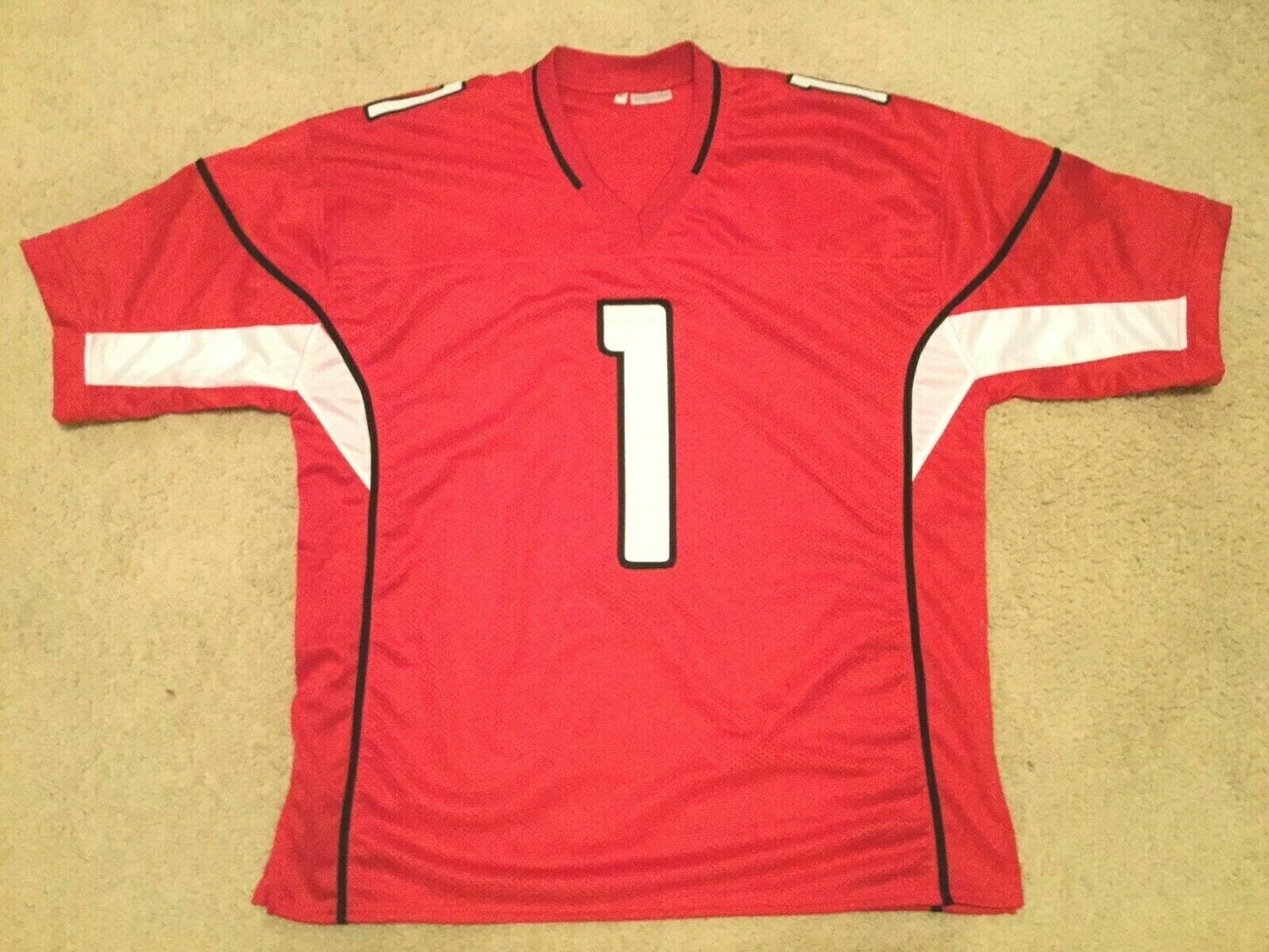 UNSIGNED CUSTOM Sewn Stitched Kyler Murray Red Jersey 2 UNSIGNED CUSTOM Sewn Stitched Kyler Murray Red Jersey