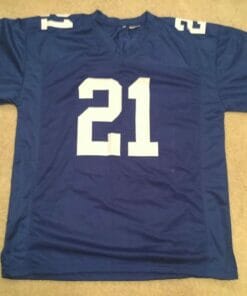 UNSIGNED CUSTOM Sewn Stitched Landon Collins Blue Jersey