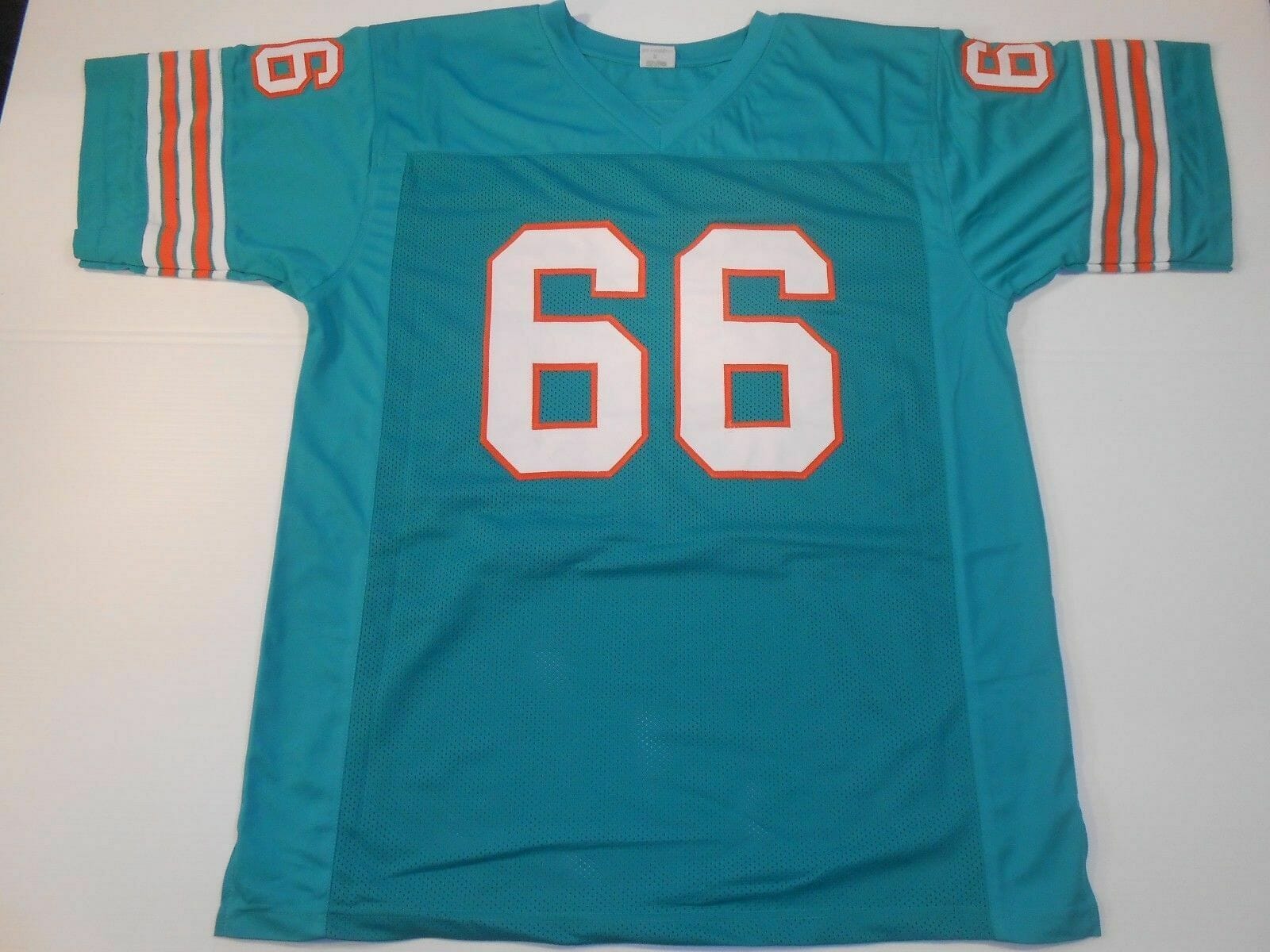 UNSIGNED CUSTOM Sewn Stitched Larry Little Teal Jersey 2 UNSIGNED CUSTOM Sewn Stitched Larry Little Teal Jersey