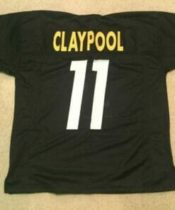 UNSIGNED CUSTOM Sewn Stitched Chase Claypool Black Jersey