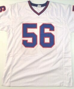 UNSIGNED CUSTOM Sewn Stitched Lawrence Taylor White Jersey 4 UNSIGNED CUSTOM Sewn Stitched Lawrence Taylor White Jersey