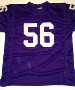 UNSIGNED CUSTOM Sewn Stitched Chris Doleman Purple Jersey