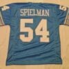 UNSIGNED CUSTOM Sewn Stitched Chris Spielman Blue Jersey