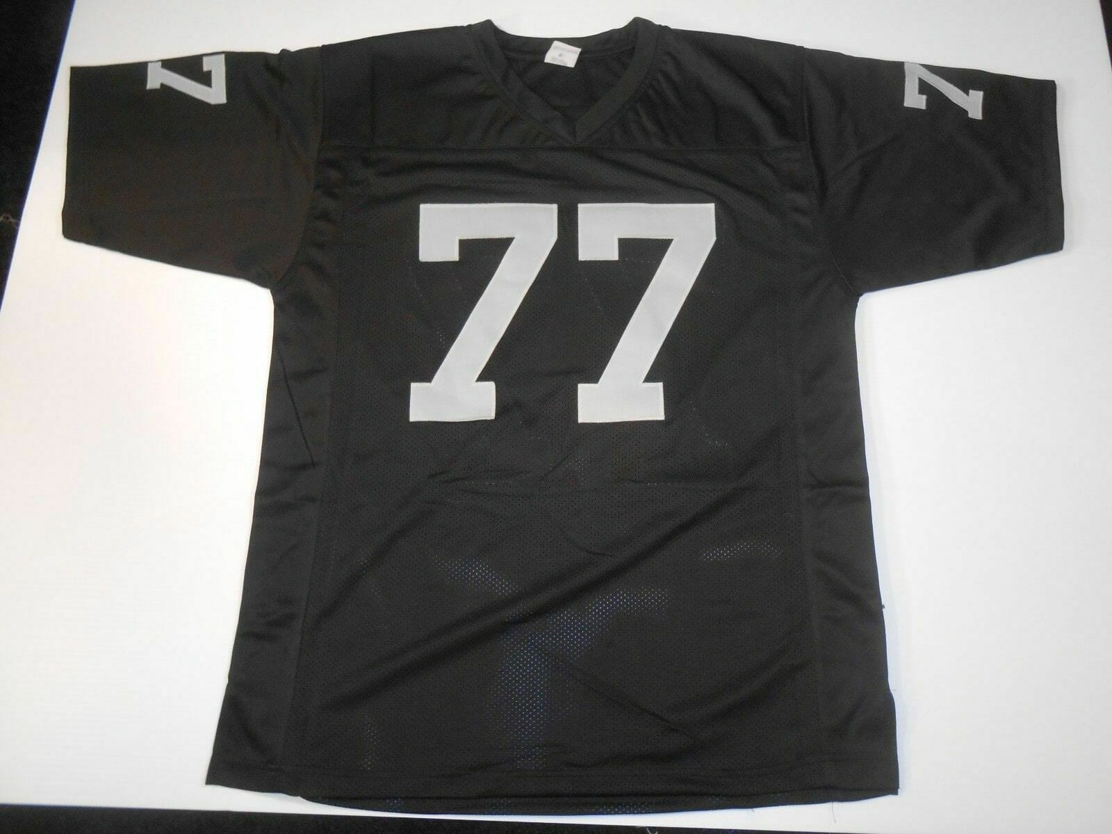 UNSIGNED CUSTOM Sewn Stitched Lyle Alzado Black Jersey 2 UNSIGNED CUSTOM Sewn Stitched Lyle Alzado Black Jersey
