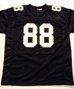 UNSIGNED CUSTOM Sewn Stitched Lynn Swann Black Jersey