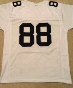 UNSIGNED CUSTOM Sewn Stitched Lynn Swann White Jersey