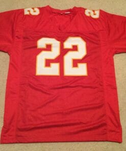 UNSIGNED CUSTOM Sewn Stitched Marcus Peters Red Jersey