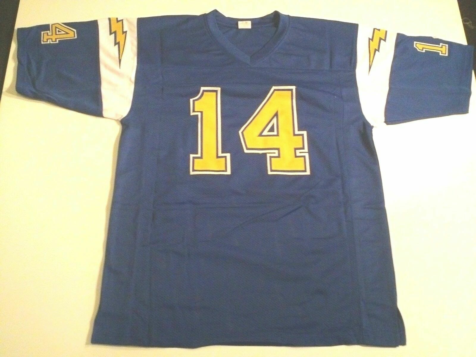thumbnail image 2 of Custom Sewn Daniel Jones #8 New York Giants Blue Jersey – Stitched Name & Numbers (M-2XL) 2 of 5