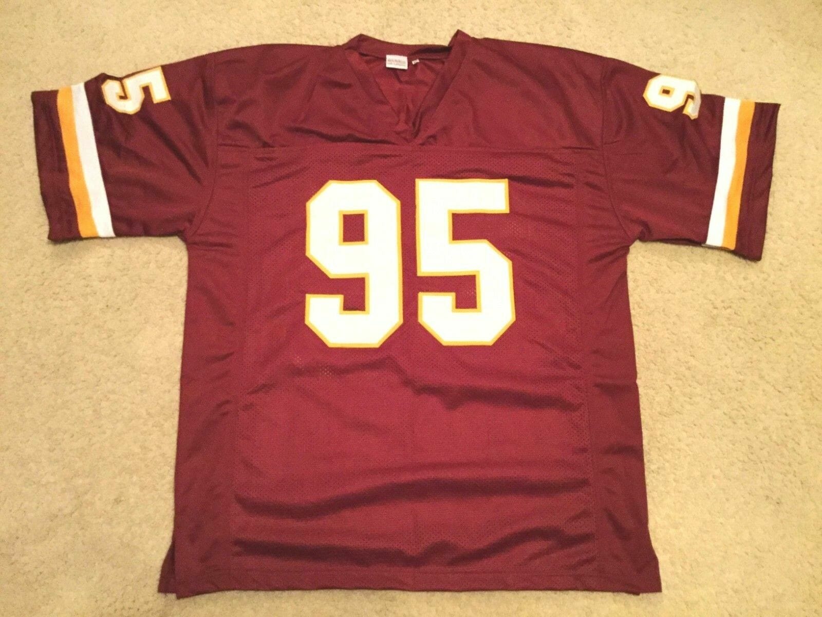 UNSIGNED CUSTOM Sewn Stitched Daron Payne Burgundy Jersey 2 UNSIGNED CUSTOM Sewn Stitched Daron Payne Burgundy Jersey