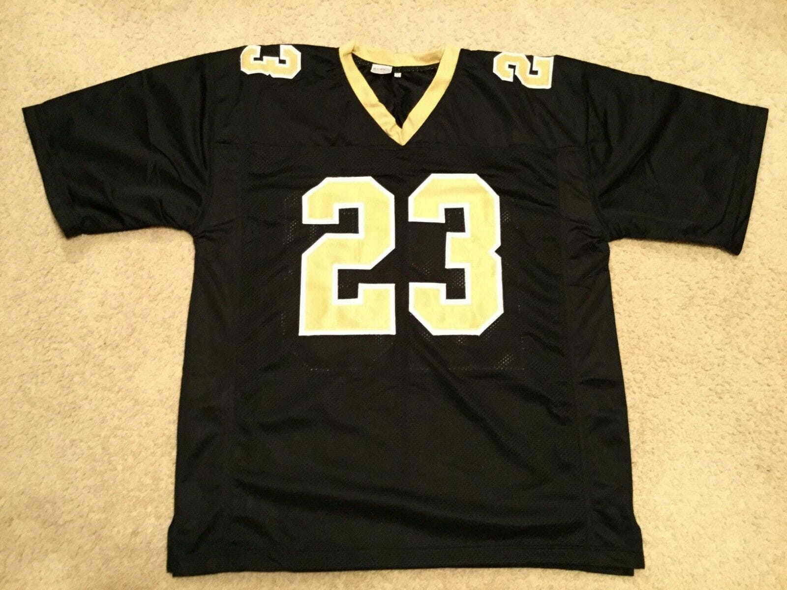 UNSIGNED CUSTOM Sewn Stitched Marshon Lattimore Black Jersey 2 UNSIGNED CUSTOM Sewn Stitched Marshon Lattimore Black Jersey