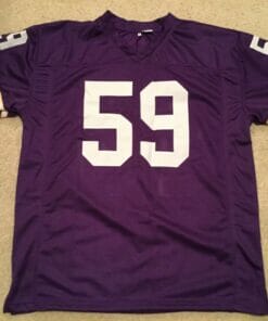 UNSIGNED CUSTOM Sewn Stitched Matt Blair Purple Jersey 4 UNSIGNED CUSTOM Sewn Stitched Matt Blair Purple Jersey