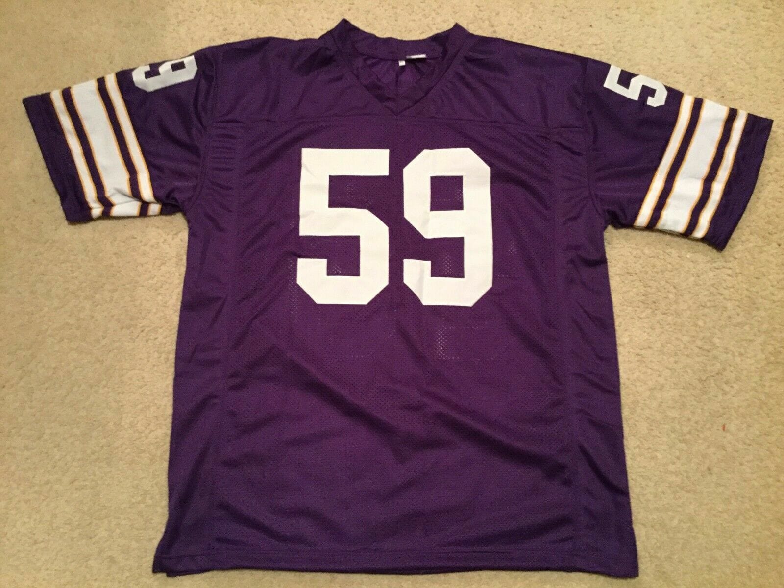 UNSIGNED CUSTOM Sewn Stitched Matt Blair Purple Jersey 2 UNSIGNED CUSTOM Sewn Stitched Matt Blair Purple Jersey