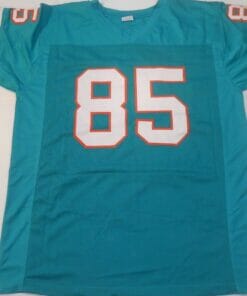 UNSIGNED CUSTOM Sewn Stitched Nick Buoniconti Teal Jersey