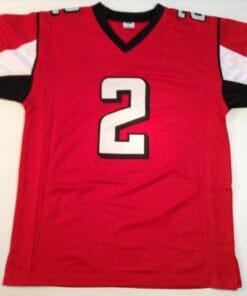 UNSIGNED CUSTOM Sewn Stitched Matt Ryan Red Jersey 4 UNSIGNED CUSTOM Sewn Stitched Matt Ryan Red Jersey