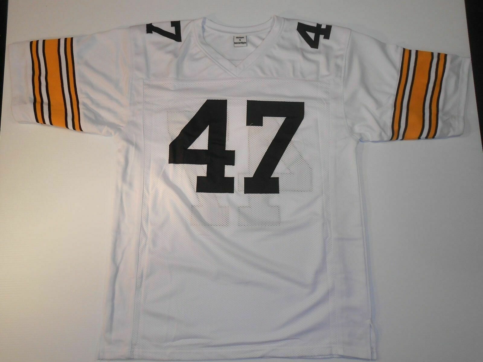 UNSIGNED CUSTOM Sewn Stitched Mel Blount White Jersey 2 UNSIGNED CUSTOM Sewn Stitched Mel Blount White Jersey