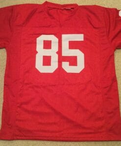 UNSIGNED CUSTOM Sewn Stitched Mel Gray Red Jersey