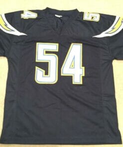 UNSIGNED CUSTOM Sewn Stitched Melvin Ingram Blue Jersey