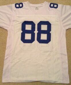 UNSIGNED CUSTOM Sewn Stitched Michael Irvin White Jersey