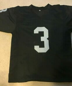 UNSIGNED CUSTOM Sewn Stitched Daryle Lamonica ERROR Black Jersey