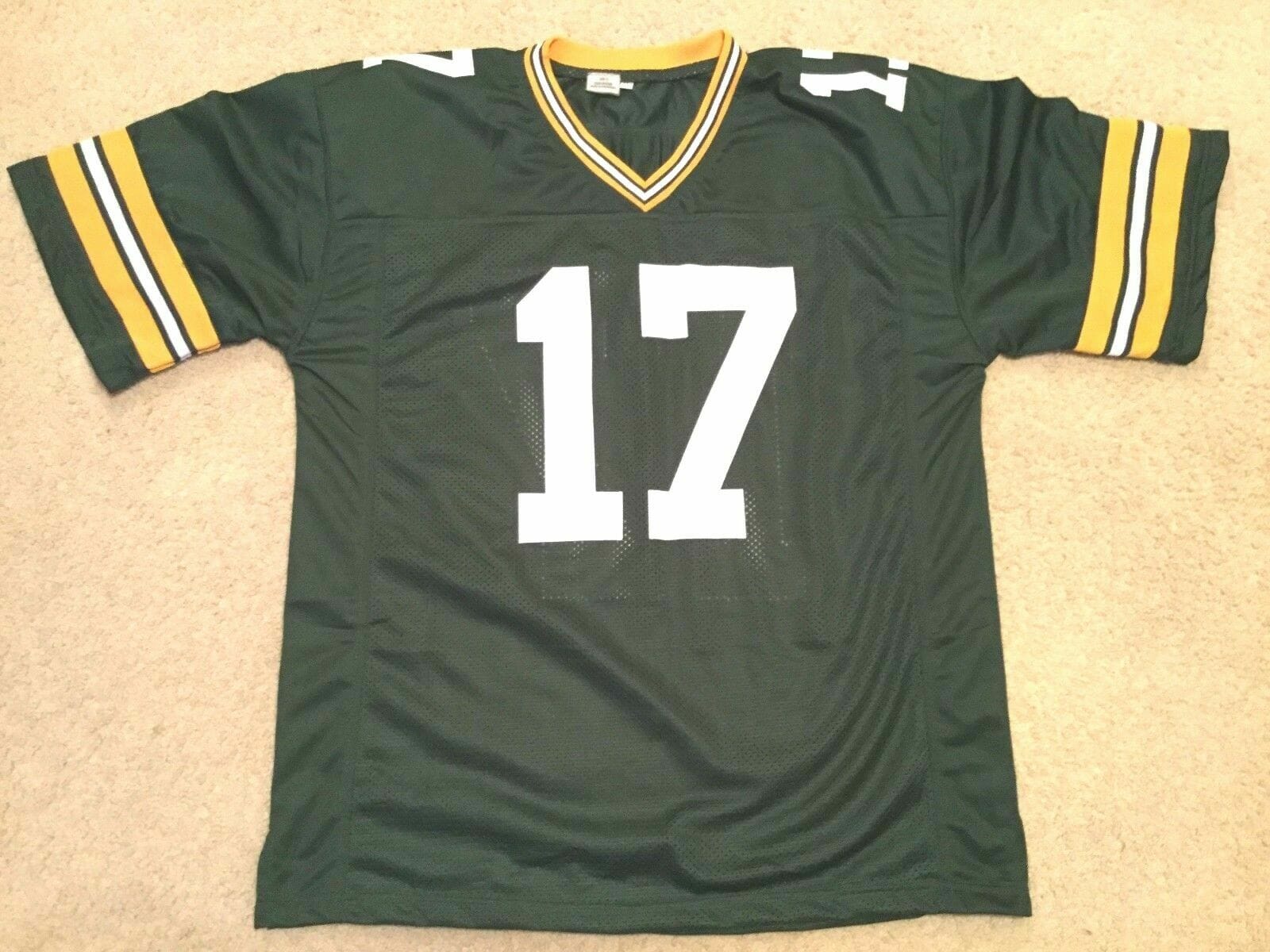 UNSIGNED CUSTOM Sewn Stitched Davante Adams Green Jersey 2 UNSIGNED CUSTOM Sewn Stitched Davante Adams Green Jersey