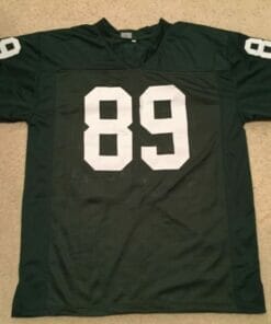 UNSIGNED CUSTOM Sewn Stitched Dave Robinson Green Jersey