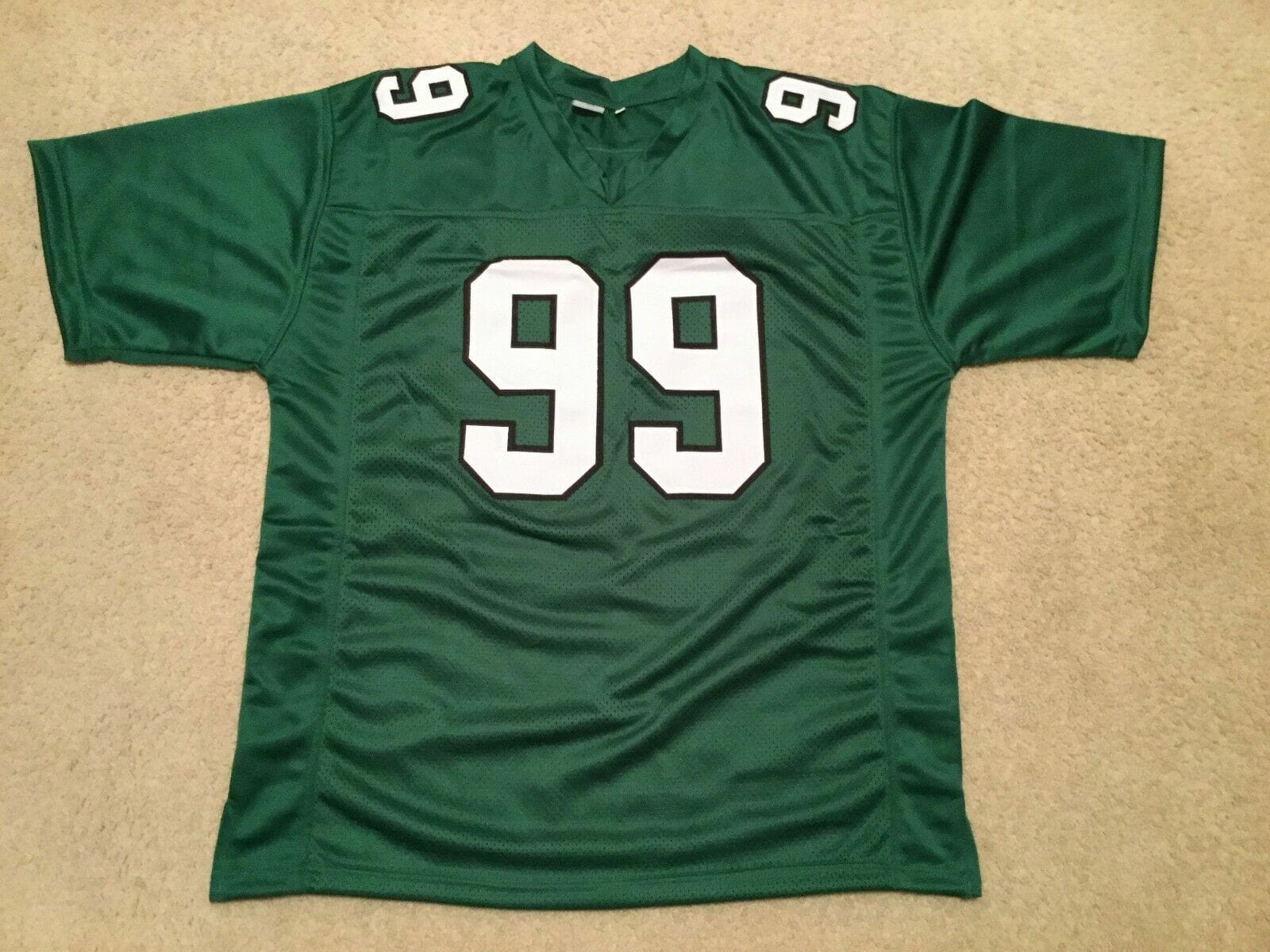 UNSIGNED CUSTOM Sewn Stitched Jerome Brown Green Jersey 2 UNSIGNED CUSTOM Sewn Stitched Jerome Brown Green Jersey