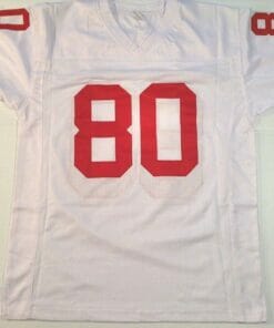 UNSIGNED CUSTOM Sewn Stitched Jerry Rice White Jersey