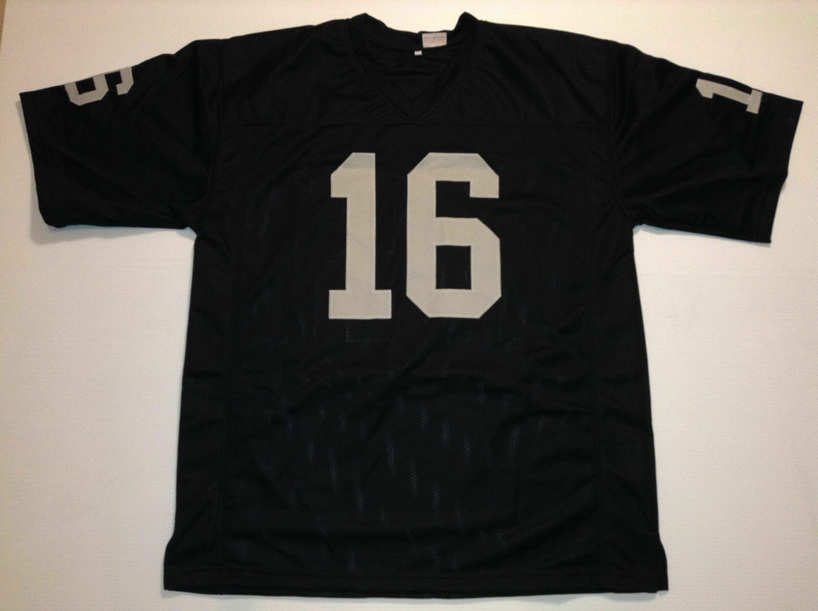 UNSIGNED CUSTOM Sewn Stitched Jim Plunkett Black Jersey 2 UNSIGNED CUSTOM Sewn Stitched Jim Plunkett Black Jersey