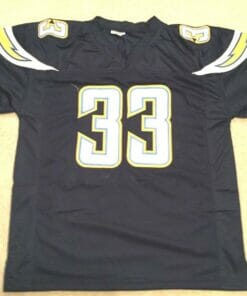 UNSIGNED CUSTOM Sewn Stitched Derwin James Blue Jersey