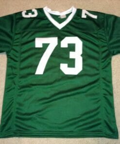 UNSIGNED CUSTOM Sewn Stitched Joe Klecko Green Jersey
