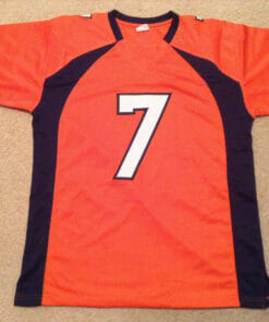 UNSIGNED CUSTOM Sewn Stitched John Elway Orange Jersey