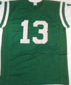 UNSIGNED CUSTOM Sewn Stitched Don Maynard Green Jersey