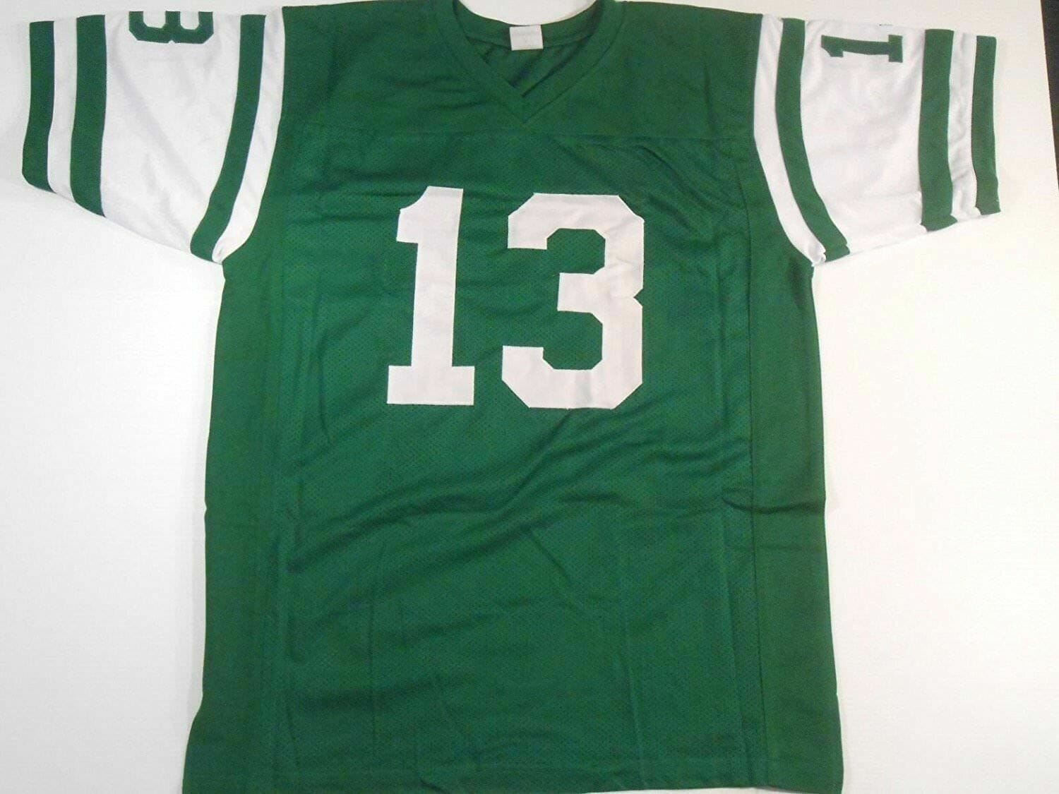 UNSIGNED CUSTOM Sewn Stitched Don Maynard Green Jersey 2 UNSIGNED CUSTOM Sewn Stitched Don Maynard Green Jersey