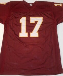 UNSIGNED CUSTOM Sewn Stitched Doug Williams Burgundy Jersey