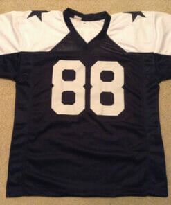 UNSIGNED CUSTOM Sewn Stitched Drew Pearson Thanksgiving Jersey
