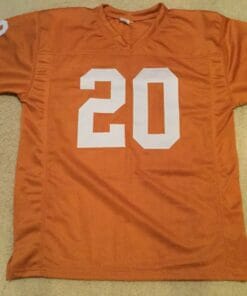 UNSIGNED CUSTOM Sewn Stitched Earl Campbell Burnt Orange Jersey